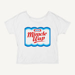 Women's Miracle Wap Cropped Tee - White